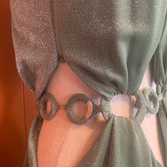 Tarik Ediz Vivid Nilgreen Prom Dress Bridesmaid Party Pagent - Picture 16 of 16